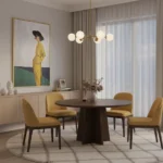 Solitary Sophistication Chic Lady with Bubblegum Color Art - Image 4