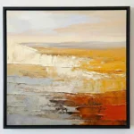 Sunset Shores Vibrant oranges deep reds sea color art wall decor - Image 2