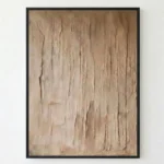 Warm Taupe Ridge Organic uneven tactile earth tones Textured wall decor - Image 2