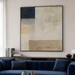 Neutral Monolith Abstract Textured Wall Decor Wabi Sabi Wall Art - Image 2