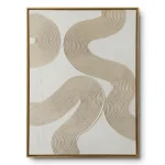 Organic Wave Harmony – Contemporary Neutral Abstract Wall Art