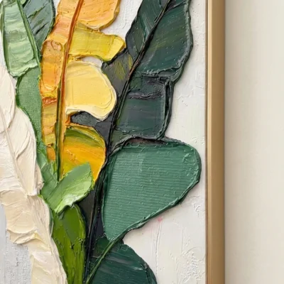 Alabaster Organic Relief Sculpted minimalist ivory form Cream wall art - angled view