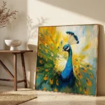 Radiant Wing Majesty Bold Abstract Nature Decor Gold wall art - Image 2